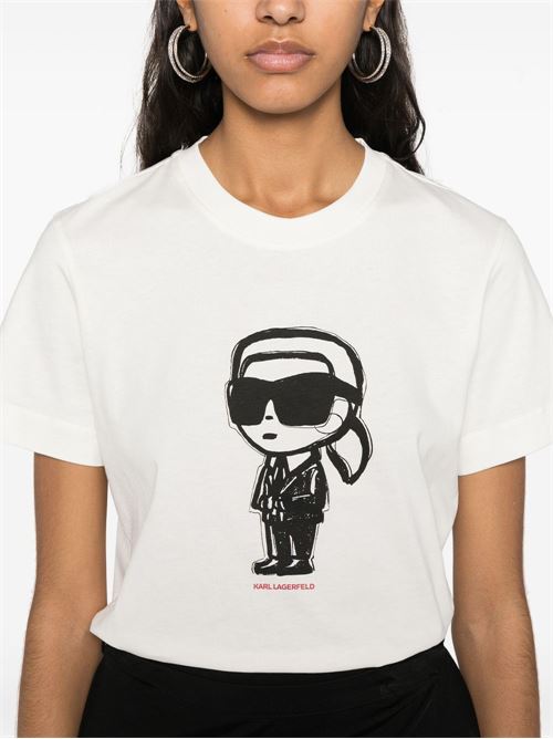 T-shirt donna maniche corte Karl Lagerfeld | A1W17126B09